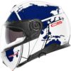Casco Modular Schuberth C5 GLOBE AZUL BRILLO - Imagen 5
