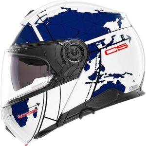 Casco Modular Schuberth C5 GLOBE AZUL BRILLO