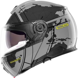 Casco Modular Schuberth C5 GLOBE GRIS BRILLO