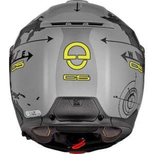 Casco Modular Schuberth C5 GLOBE GRIS BRILLO