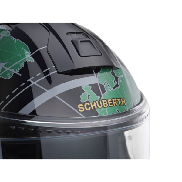 Casco Modular Schuberth C5 GLOBE VERDE BRILLO