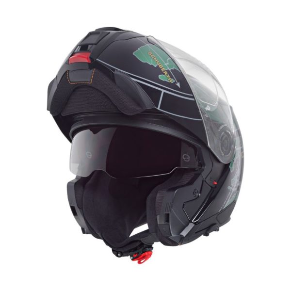 Casco Modular Schuberth C5 GLOBE VERDE BRILLO