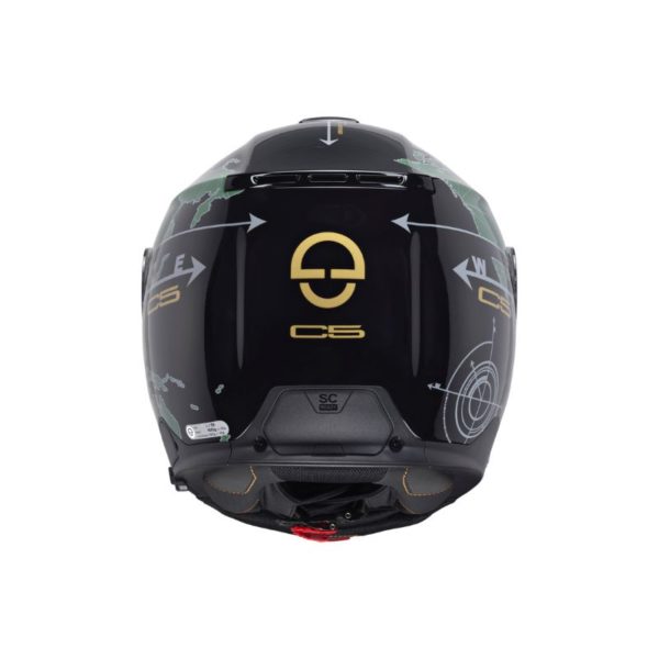 Casco Modular Schuberth C5 GLOBE VERDE BRILLO