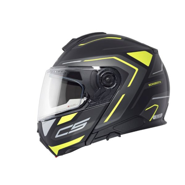 Casco Modular Schuberth C5 OMEGA AMARILLO MATE