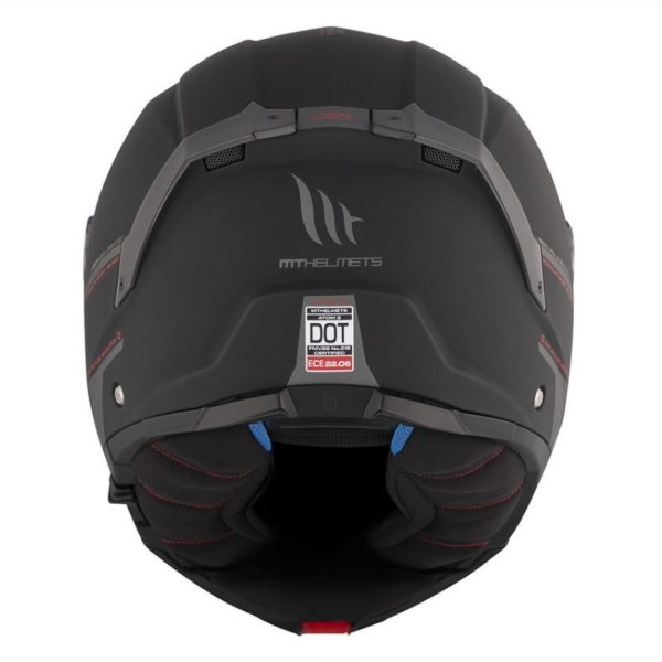 Casco MT ATOM 2 SV SOLID A1 NEGRO MATE