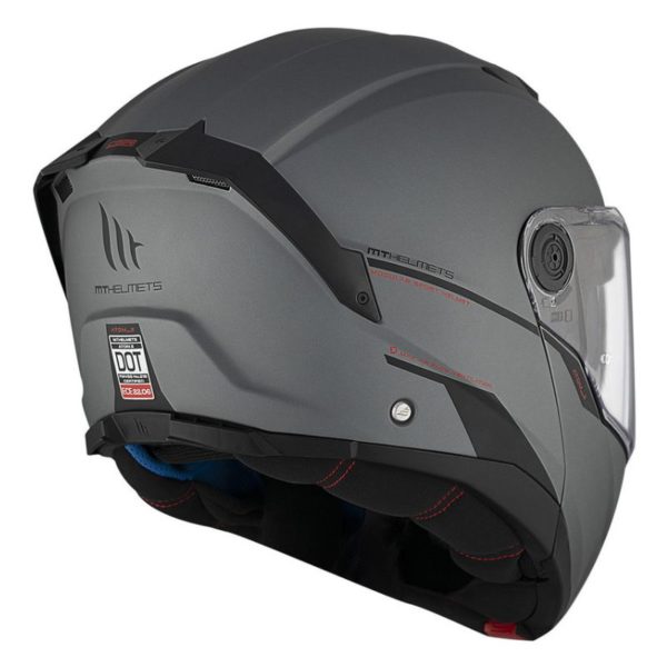 Casco MT ATOM 2 SV SOLID A2 TITANIO MATE