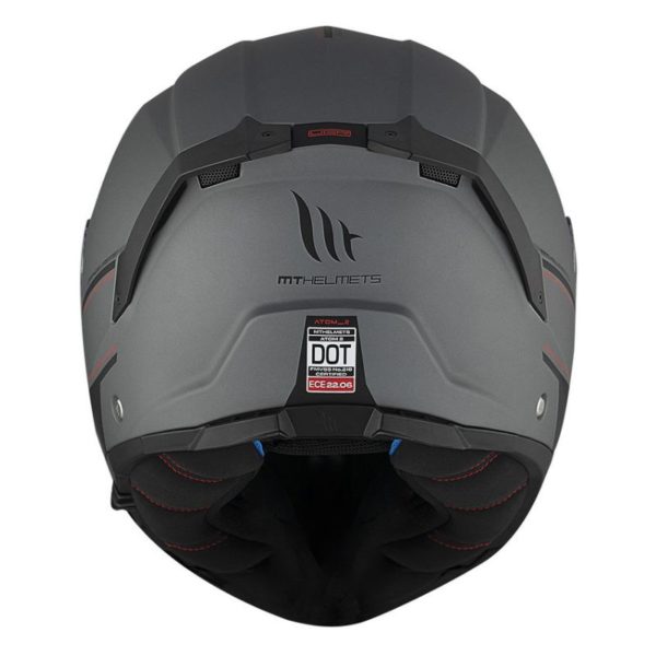 Casco MT ATOM 2 SV SOLID A2 TITANIO MATE