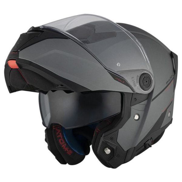 Casco MT ATOM 2 SV SOLID A2 TITANIO MATE