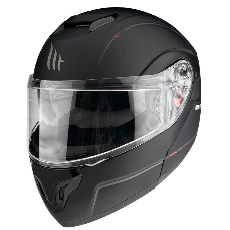 friction In front of you unrelated Casco MT Atom SV Solid Negro Mate - Motos Cano Sport