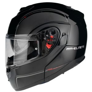 Casco MT FU401SV ATOM SV SOLID NEGRO BRILLO