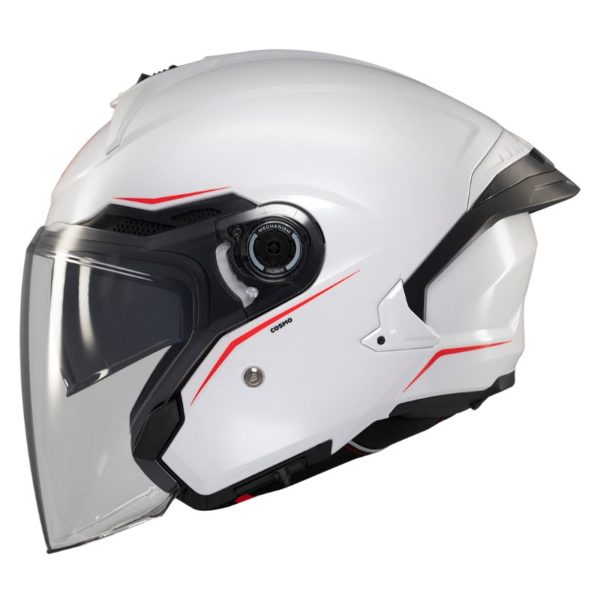 Casco MT COSMO SV SOLID A0 BLANCO BRILLO