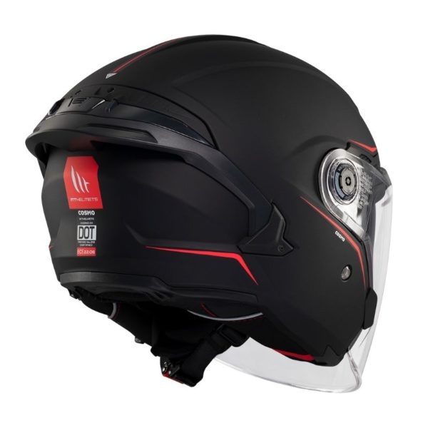 Casco MT COSMO SV SOLID A1 NEGRO MATE