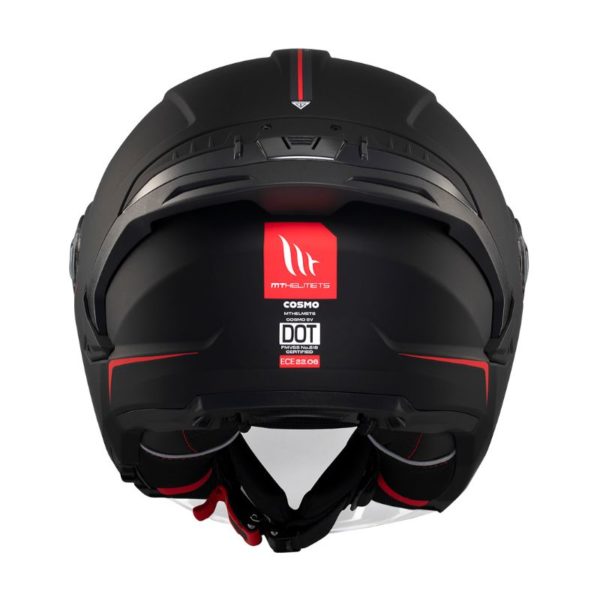 Casco MT COSMO SV SOLID A1 NEGRO MATE