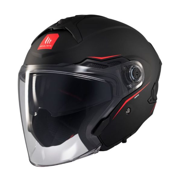 Casco MT COSMO SV SOLID A1 NEGRO MATE