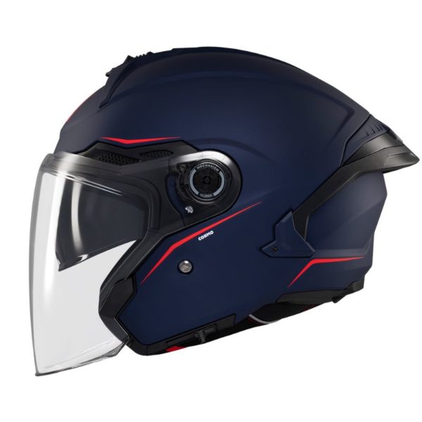 Casco MT COSMO SV SOLID A7 AZUL MATE