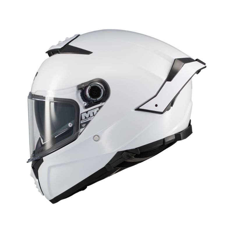 CASCO MT FF118SV THUNDER 4 SV PURE A0 BLANCO BRILLO