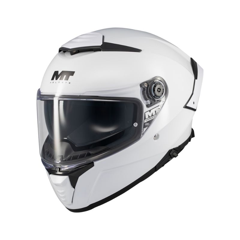 CASCO MT FF118SV THUNDER 4 SV PURE A0 BLANCO BRILLO