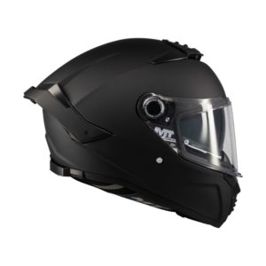 CASCO MT FF118SV THUNDER 4 SV PURE A1 NEGRO BRILLO