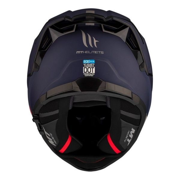 CASCO MT FF118SV THUNDER 4 SV SOLID A7 AZUL MATE