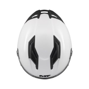 CASCO MT FF126 STINGER 2 PURE A0 BLANCO PERLA BRILLO