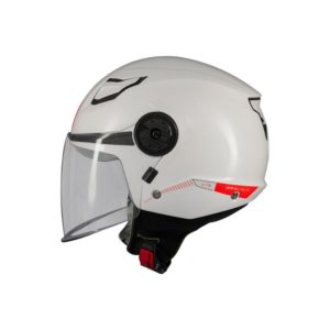 Casco MT LITE SOLID A0 BLANCO PERLA BRILLO
