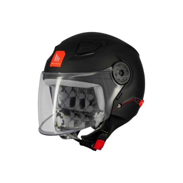 Casco MT LITE SOLID A1 NEGRO MATE