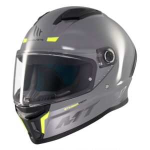 Casco MT STINGER 2 SOLID A12 GRIS BRILLO