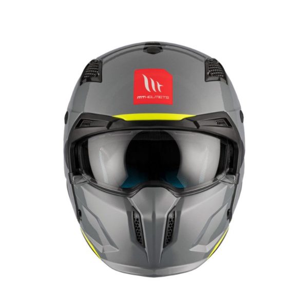 CASCO MT STREETFIGHTER SV S SOLID A22 GRIS BRILLO