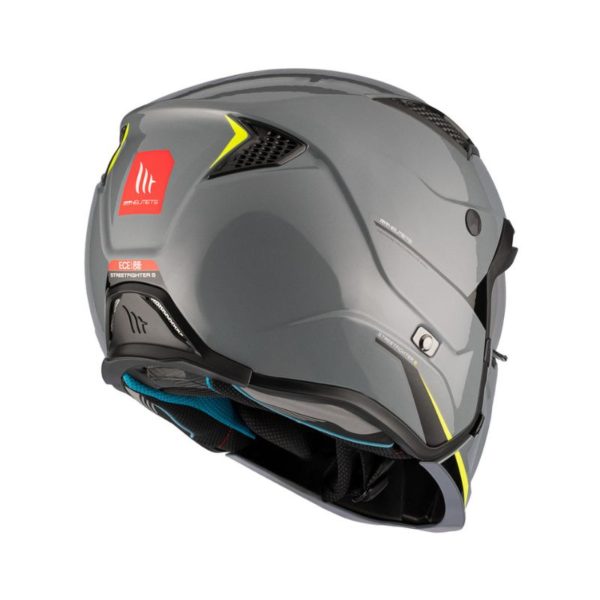 CASCO MT STREETFIGHTER SV S SOLID A22 GRIS BRILLO