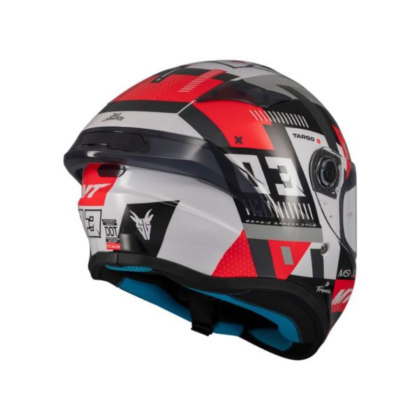 Casco MT TARGO S SERGIO GARCIA 2024 B5 BRILLO