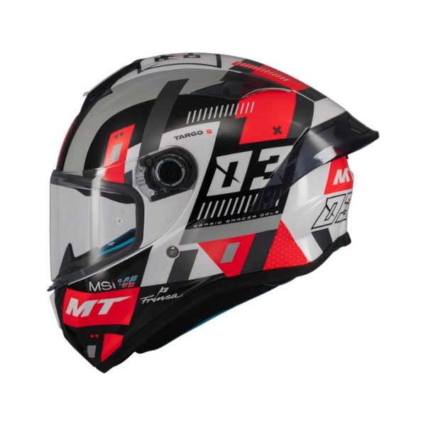 Casco MT TARGO S SERGIO GARCIA 2024 B5 BRILLO