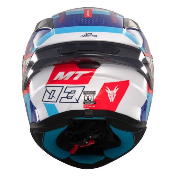 Casco MT TARGO S SERGIO GARCIA 2024 D7 BRILLO