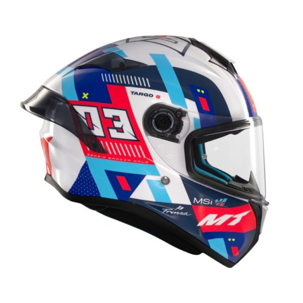 Casco MT TARGO S SERGIO GARCIA 2024 D7 BRILLO