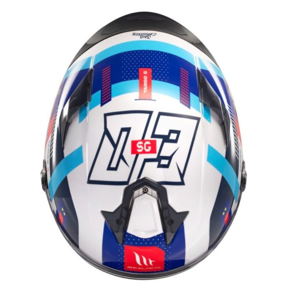 Casco MT TARGO S SERGIO GARCIA 2024 D7 BRILLO