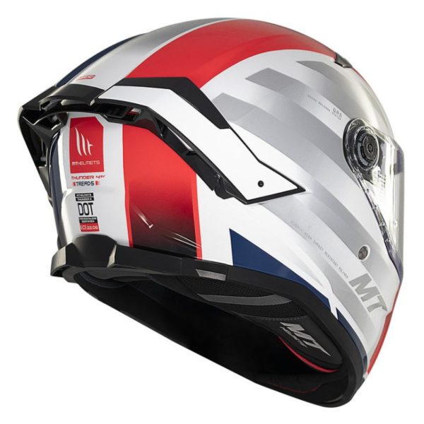 Casco MT THUNDER 4 SV TREADS C7 BRILLO