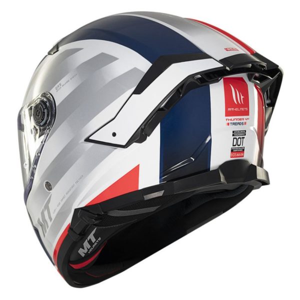 Casco MT THUNDER 4 SV TREADS C7 BRILLO