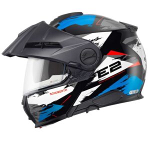 Casco Schuberth E2 TRAIL AZUL BRILLO