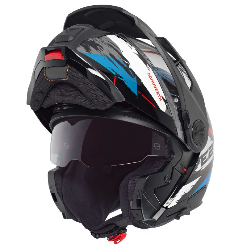 Casco Schuberth E2 TRAIL AZUL BRILLO