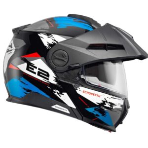 Casco Schuberth E2 TRAIL AZUL BRILLO