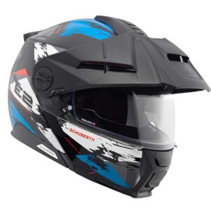Casco Schuberth E2 TRAIL AZUL BRILLO