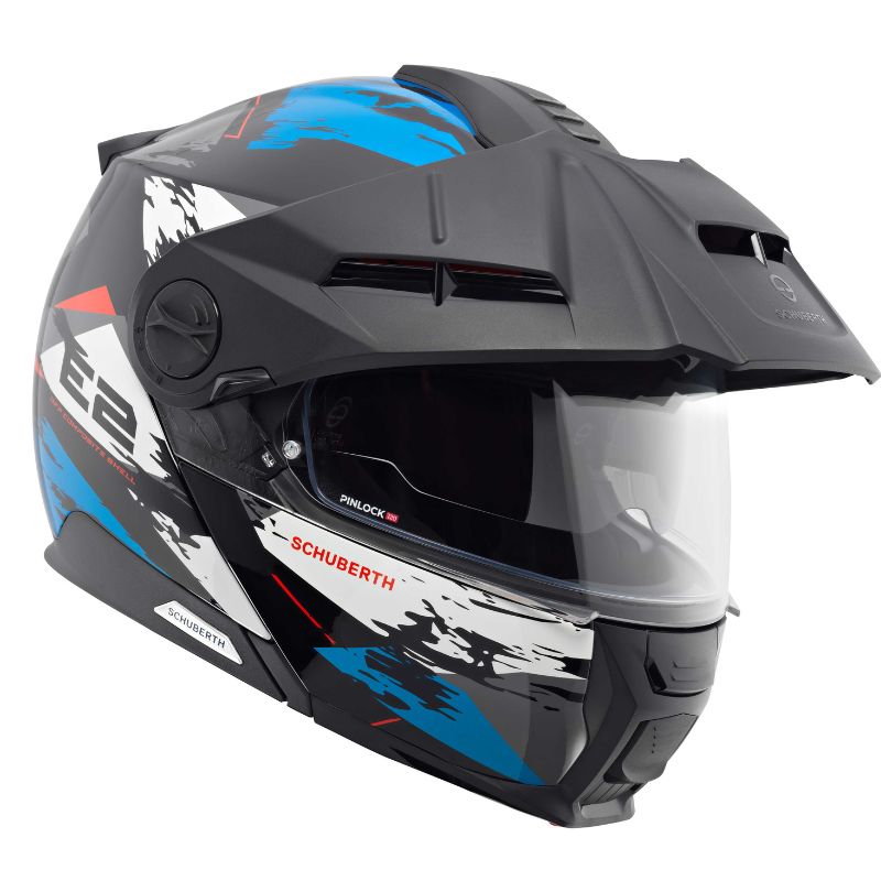 Casco Schuberth E2 TRAIL AZUL BRILLO