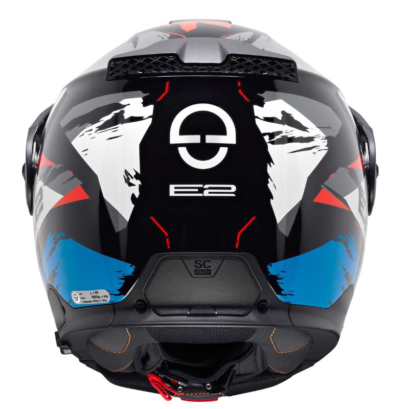 Casco Schuberth E2 TRAIL AZUL BRILLO