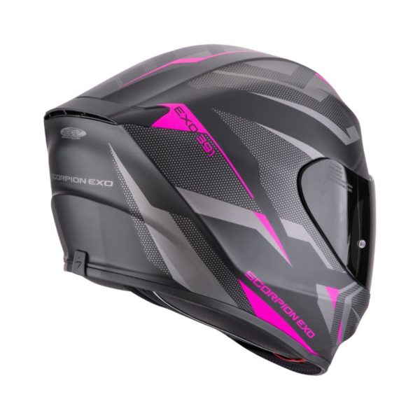 Casco Scorpion EXO-391 AAXO Matt Black Pink