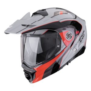 Casco Scorpion ADX-2  KAMPS Gris-Rojo