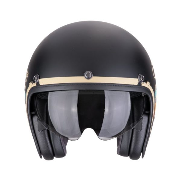 Casco Scorpion BELFAST EVO ADONIS Matt Black Beige (copia)