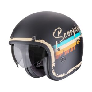 Casco Scorpion BELFAST EVO ADONIS Matt Black Beige (copia)