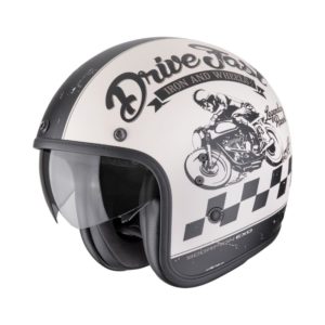 Casco Scorpion BELFAST EVO DRIVE FAST Matt Cream Black