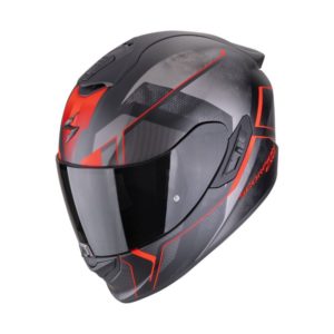 Casco Scorpion EXO-1400 EVO II AIR INTENSIO Matt Black Red