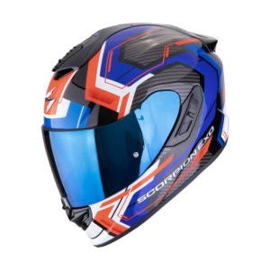 Casco Scorpion EXO-1400 EVO II AIR LINART Black Blue Red