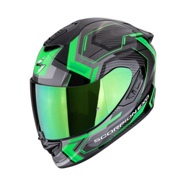 Casco Scorpion EXO-1400 EVO II AIR LINART Black Green